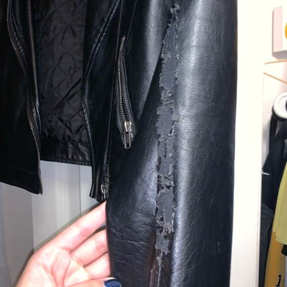 USED H&M leather jacket - Picture 3 of 3